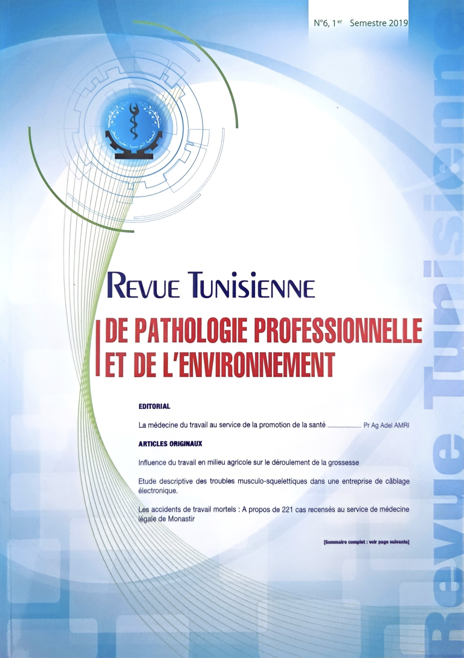 Couverture Édition 2019 - Numéro 6